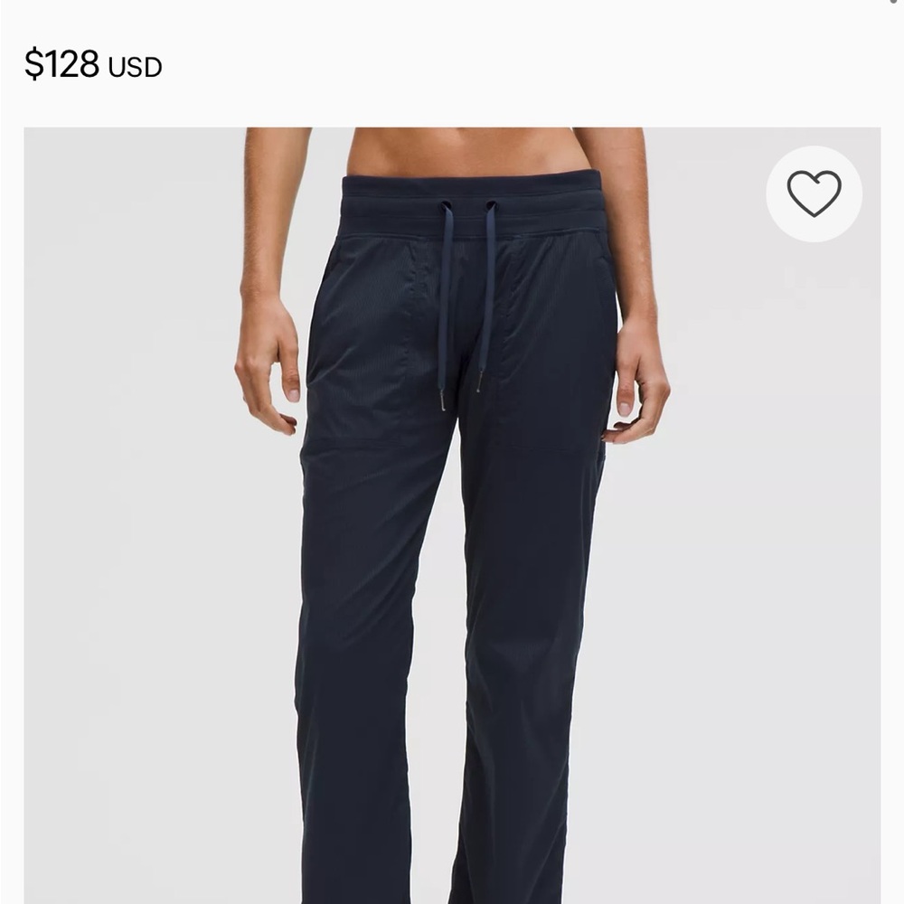 Lululemon Navy Blue Drawstring Pants